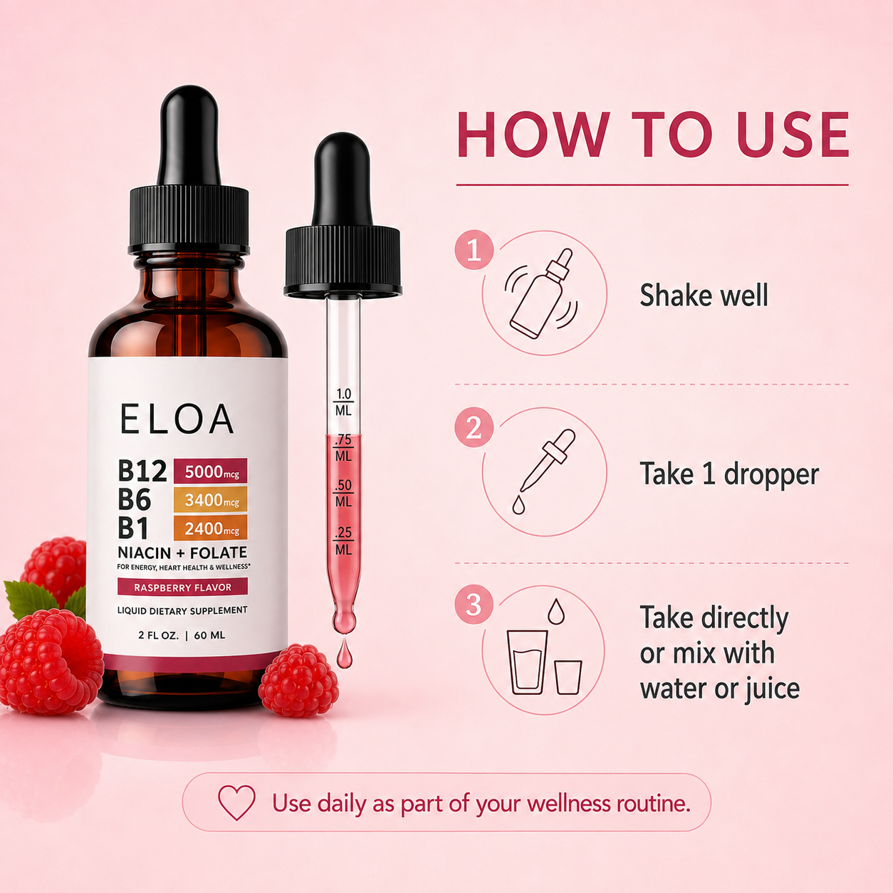 Eloa™ Liquid B12 Drops